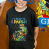 Back To School I&#39;m Ready To Crush Second Grade Funny Personalized Shirt