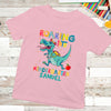 Back To School Roaring Into Kindergarten Funny Personalized Shirt