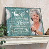 Personalized Because Someone We Love Is In Heaven Memorial Canvas