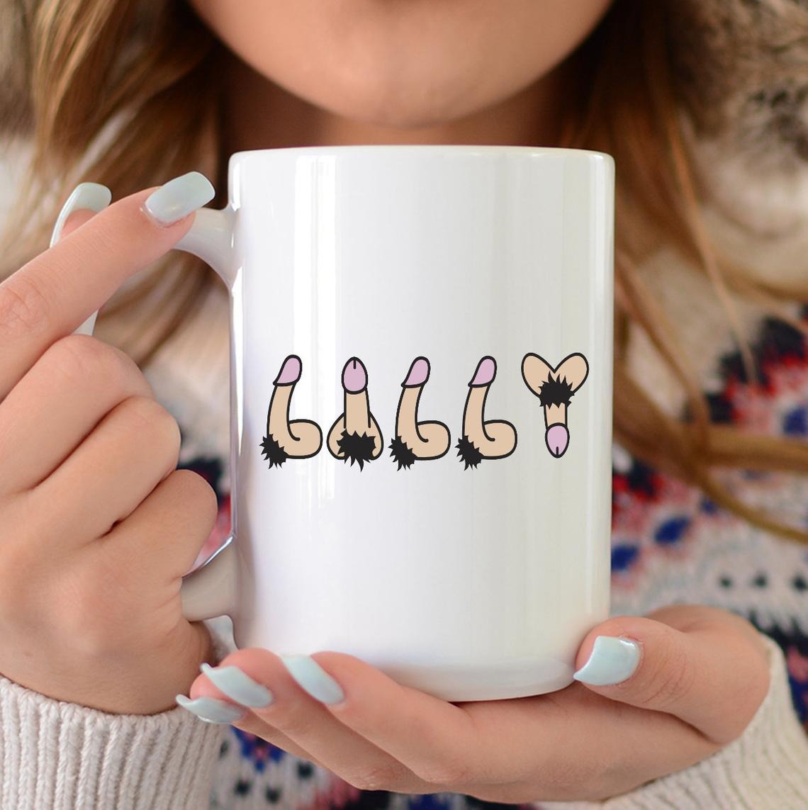 Rude Funny Personalized Name Mug Gift For Best Friend