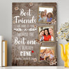 Best Friends Are Hard To Find Meaningful Personalized Canvas For Best Friends