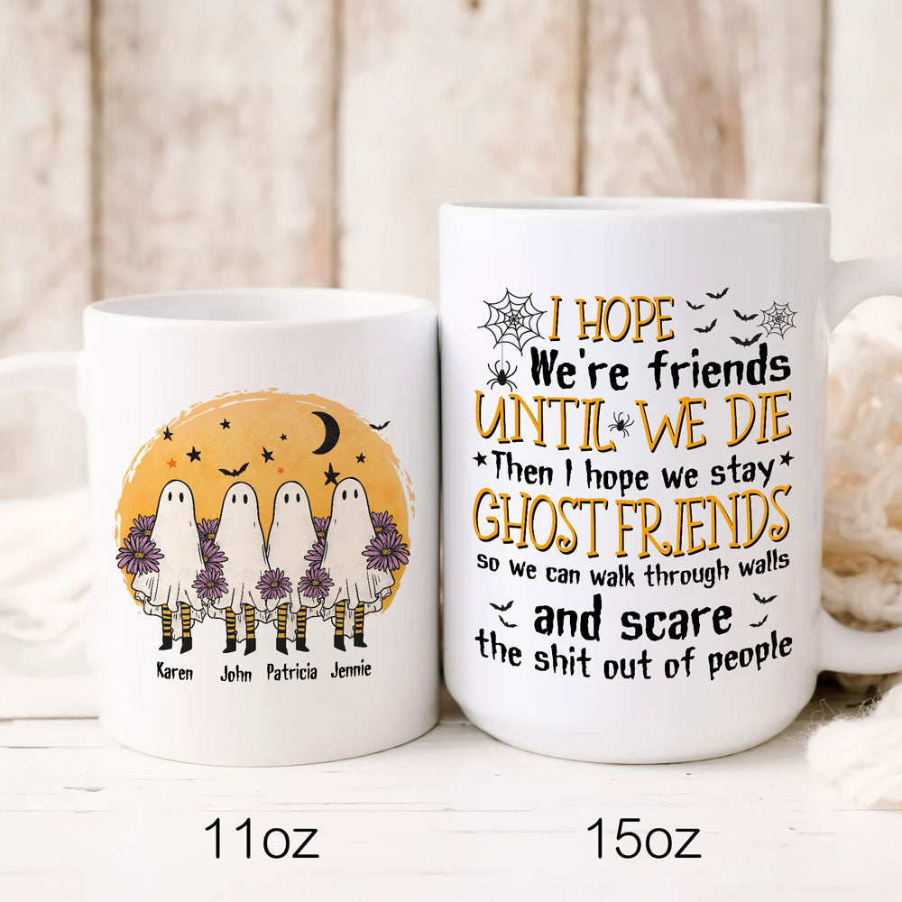 Best Friends BFF Ghost Friends Funny Friendship Personalized Mug