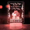 Best Friends Besties My Person Meaningful Personalized Night Light