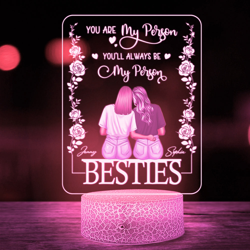 Best Friends Gifts - Personalized Besties Night Light Photos Best Friend  Birthday Gift Friend Group Name Light Ideas Bff Photo Gifts Sisters Gifts  25120