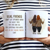 Best Friends Real Friends Don&#39;t Get Offended Funny Personalized Mug