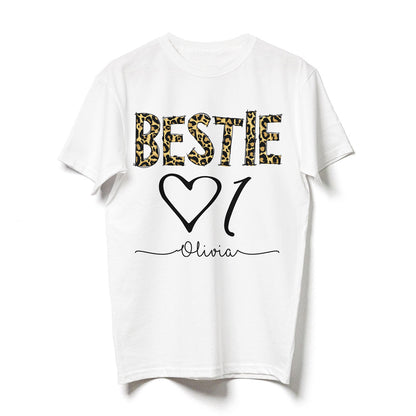 Bestie 01 Best Friend 02 BFF Personalized Matching Shirt