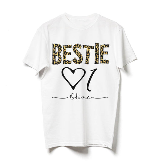 Bestie 01 Best Friend 02 BFF Personalized Matching Shirt