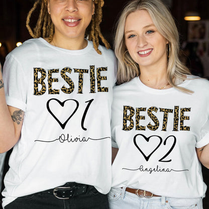 Bestie 01 Best Friend 02 BFF Personalized Matching Shirt