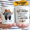 Besties God Made Us Best Friends Funny Personalized Mug