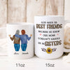 Besties God Made Us Best Friends Funny Personalized Mug