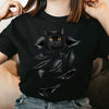 Black Cat Torn Unique Shirt