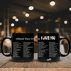 Gift For Her Different Ways To Say I Love You Sparkle For Women Black Mug