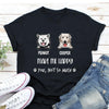 Personalized Gift For Dog Lover Dog Makes Me Happy Tshirt