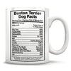 Boston terrier dog facts coffee mug