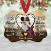 God Blessed Buck And Doe Ornament Personalized Gift For Couple