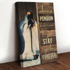 Gift For Couple Stay Together Forever Penguin Anniversary Canvas