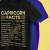 Capricorn fact zodiac t shirt