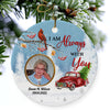 I Am Always With You Cardinal Red Truck Personalized Memorial Ornament