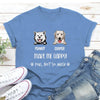 Personalized Gift For Dog Lover Dog Makes Me Happy Tshirt