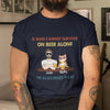 Cat Dad A Man Survive On Beer And Cat Lover Funny Personalized Shirt