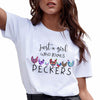 Just a girl who loves peckers shirt