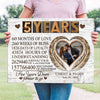 Couple 5 Years Wedding Anniversary Forever To Go Personalized Canvas