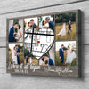 Couple Anniversary Where It All Began Collage Personalized Canvas