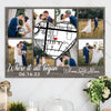 Couple Anniversary Where It All Began Collage Personalized Canvas