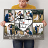 Couple Anniversary Where It All Began Collage Personalized Canvas