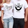 Couple Beauty And The Bread Anniversary Personalized Matching Shirt