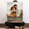 62832-Personalized Anniversary Picture Canvas Couple Wall Art Home Decor Gift For Him For Her H0