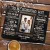 Couple My Gorgeous Wife Wedding Anniversary Personalized Canvas