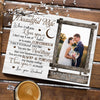 Couple My Wife Happy Ending Wedding Anniversary Personalized Canvas