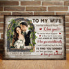 Couple My Wife Love Longer Wedding Anniversary Personalized Canvas