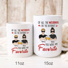 Couple Online Internet Relationship Weirdos Funny Personalized Mug - Family Panda