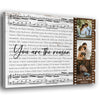 Couple Song Favorite Lyric Meaningful Personalized Canvas