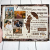 Couple Wife Husband Falling In Love Anniversary Personalized Canvas