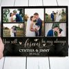 Couple Wife Husband Forever Wedding Anniversary Personalized Canvas