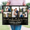 Couple Wife Husband Forever Wedding Anniversary Personalized Canvas