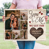 Couple Wife Husband Got This Wedding Anniversary Personalized Canvas