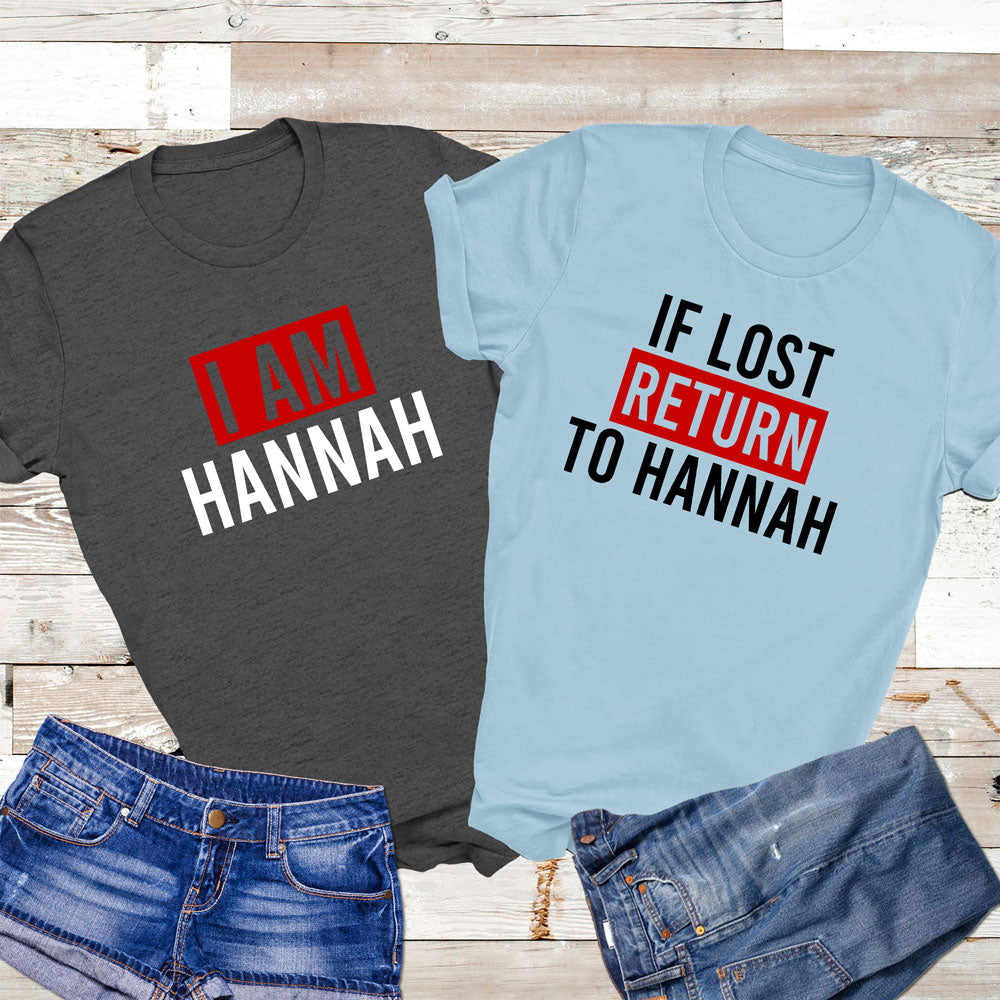 Couple Wife Husband If Lost Return Funny Personalized Matching Shirt
