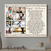 Couple Wife Husband Our First Dance Lyric Wedding Anniversary Personalized Canvas