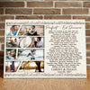 Couple Wife Husband Our First Dance Lyric Wedding Anniversary Personalized Canvas