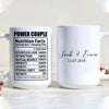 Couple Wife Husband Power Couple Funny Anniversary Personalized Mug