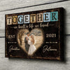 Couple Wife Husband Together Wedding Anniversary Personalized Canvas