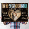 Couple Wife Husband Together Wedding Anniversary Personalized Canvas