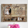 Couple Wife Husband You And Me Anniversary Personalized Canvas