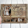 Couple Wife Husband You And Me Anniversary Personalized Canvas