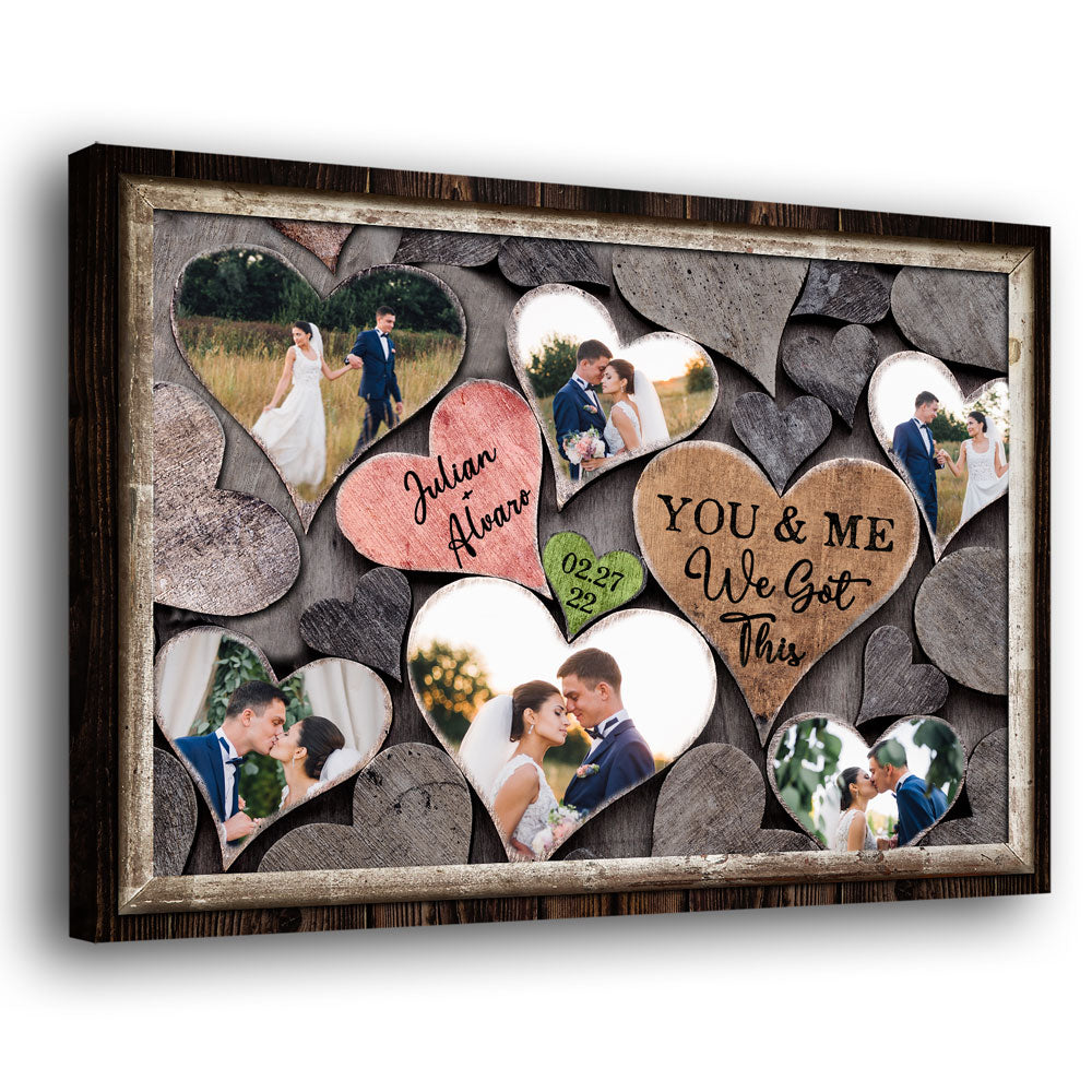 Couple You And Me Got This Anniversary Personalized Canvas