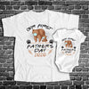 Personalized Daddy And Me Our First Fathers Day Brown Bear Shirts  Dad And Baby Shirts